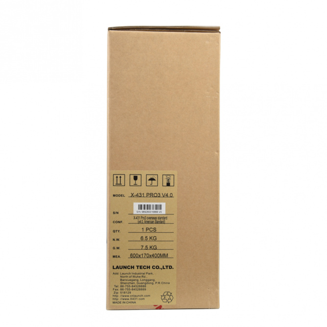 Диагностический сканер LAUNCH X431 Pro 3 v. 4.0 (Версия 2020)